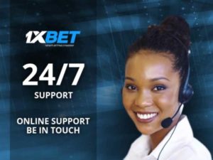 1xBet customers support 